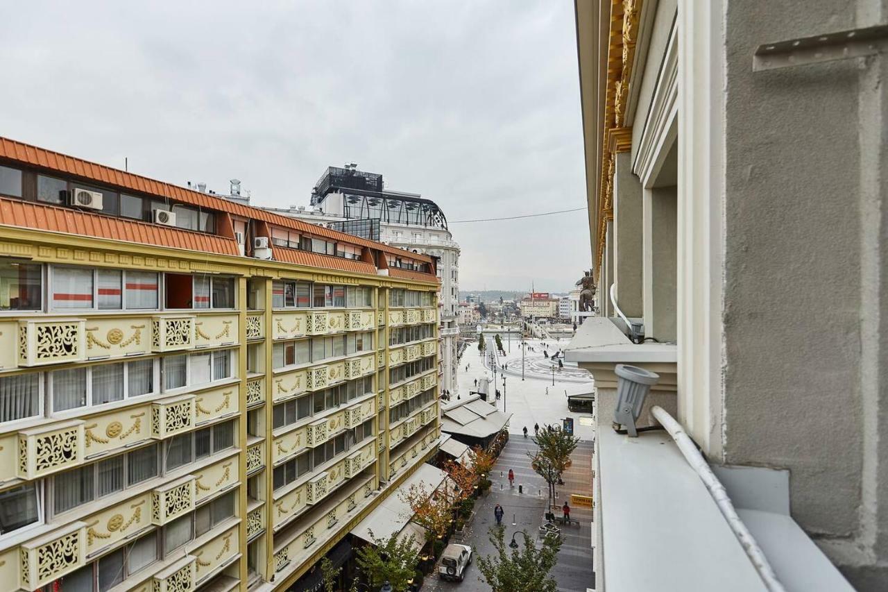 Square Vanilla Apartments Skopje Bagian luar foto